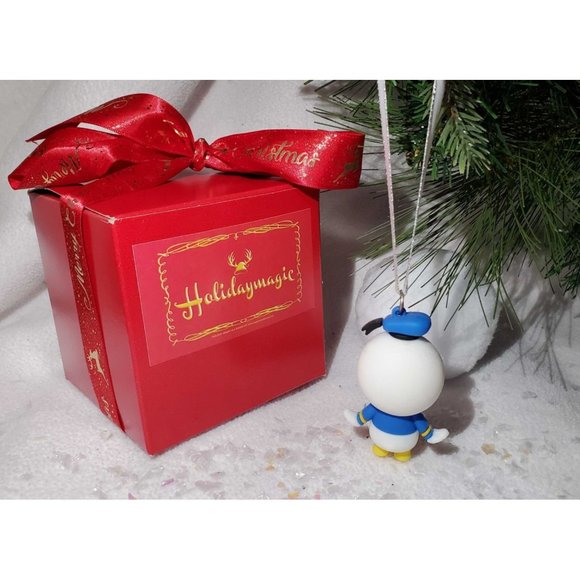 Donald Duck Christmas Tree Ornament - Comes in Gift Box w/ Christmas Bow - Picture 2 of 2
